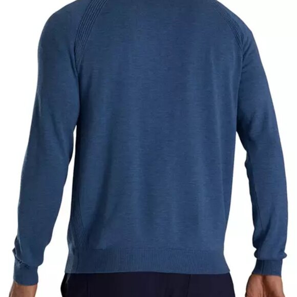 NWT FootJoy Size Large Color Heather Storm Men's ½ Zip Golf Sweater top - Picture 2 of 7
